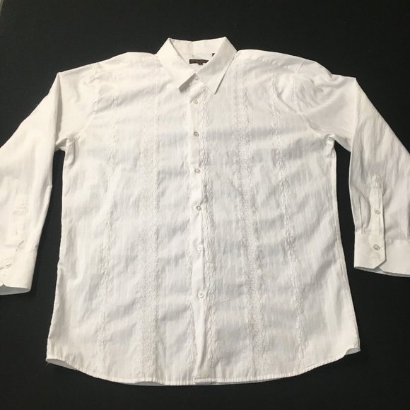 80's MEN'S WESTERN MONTICERUTTI EMBROIDERED hippie textured stitching white hip - Picture 1 of 8